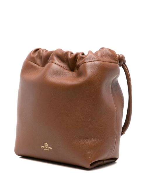 Vlogo Pouf mini bucket bag in nappa. Valentino Garavani | 4W0P0AC3ZFJN58